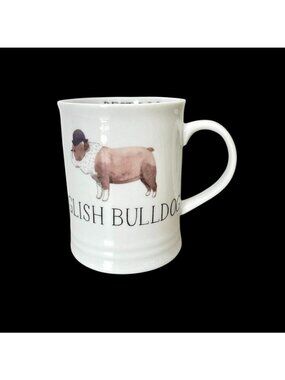 Julianna Swaney Coffee Mug Cup English Bulldog "Best Dog" Fringe Studio